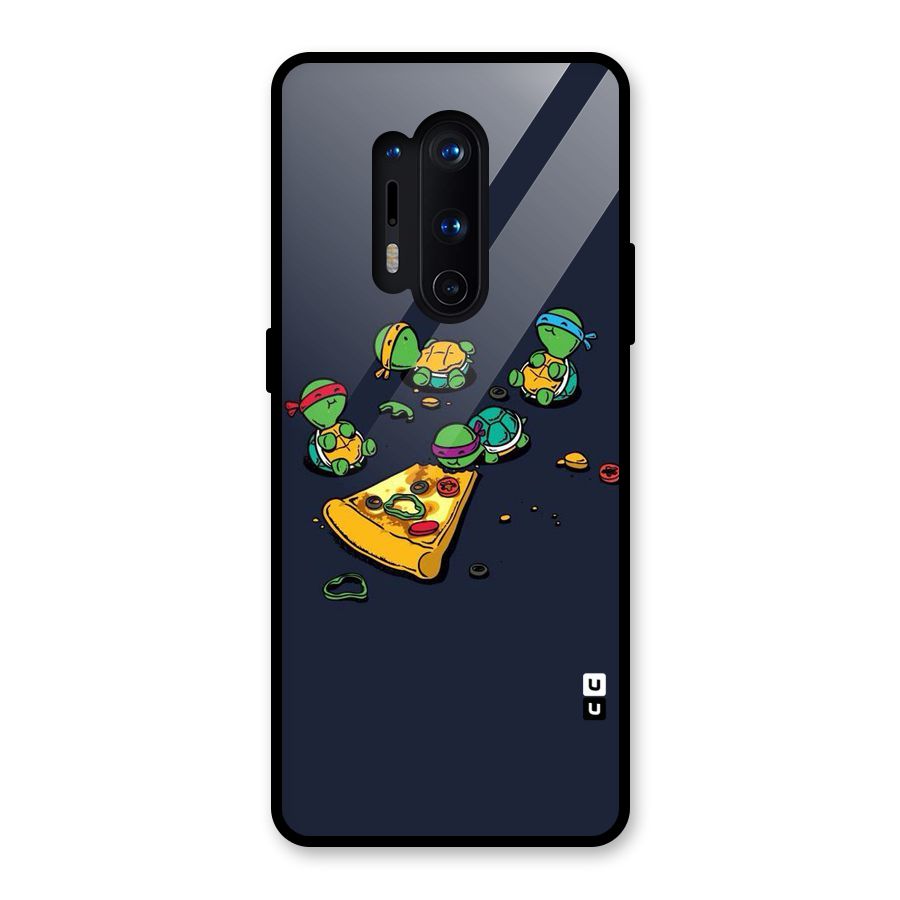 Pizza Overload Glass Back Case for OnePlus 8 Pro