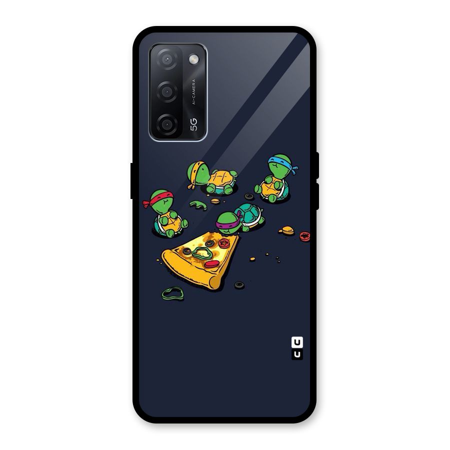 Pizza Overload Glass Back Case for Oppo A53s 5G