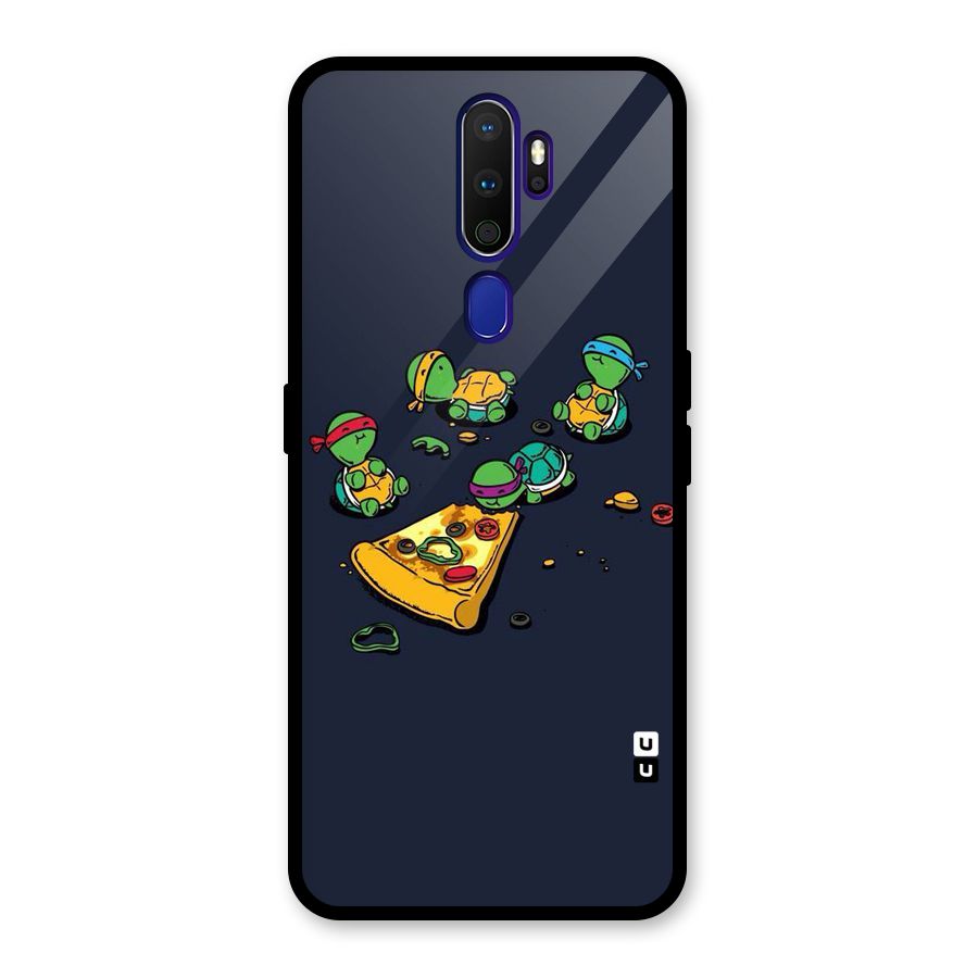 Pizza Overload Glass Back Case for Oppo A9 (2020)