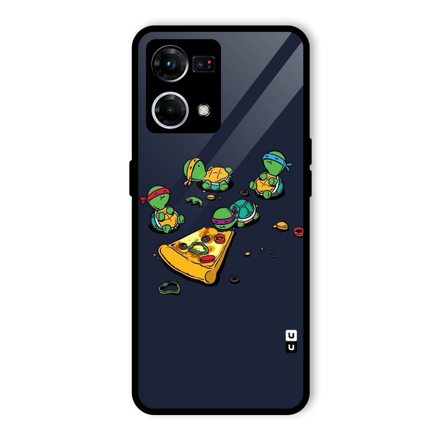 Pizza Overload Glass Back Case for Oppo F21 Pro 4G