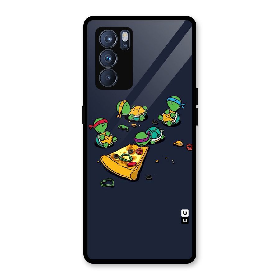 Pizza Overload Glass Back Case for Oppo Reno6 Pro 5G