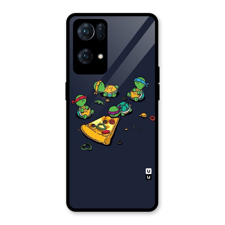Pizza Overload Glass Back Case for Oppo Reno7 Pro 5G