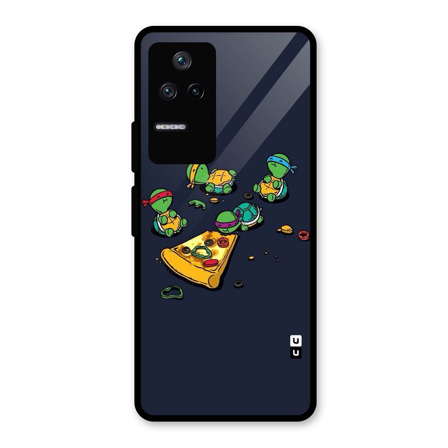 Pizza Overload Glass Back Case for Poco F4 5G
