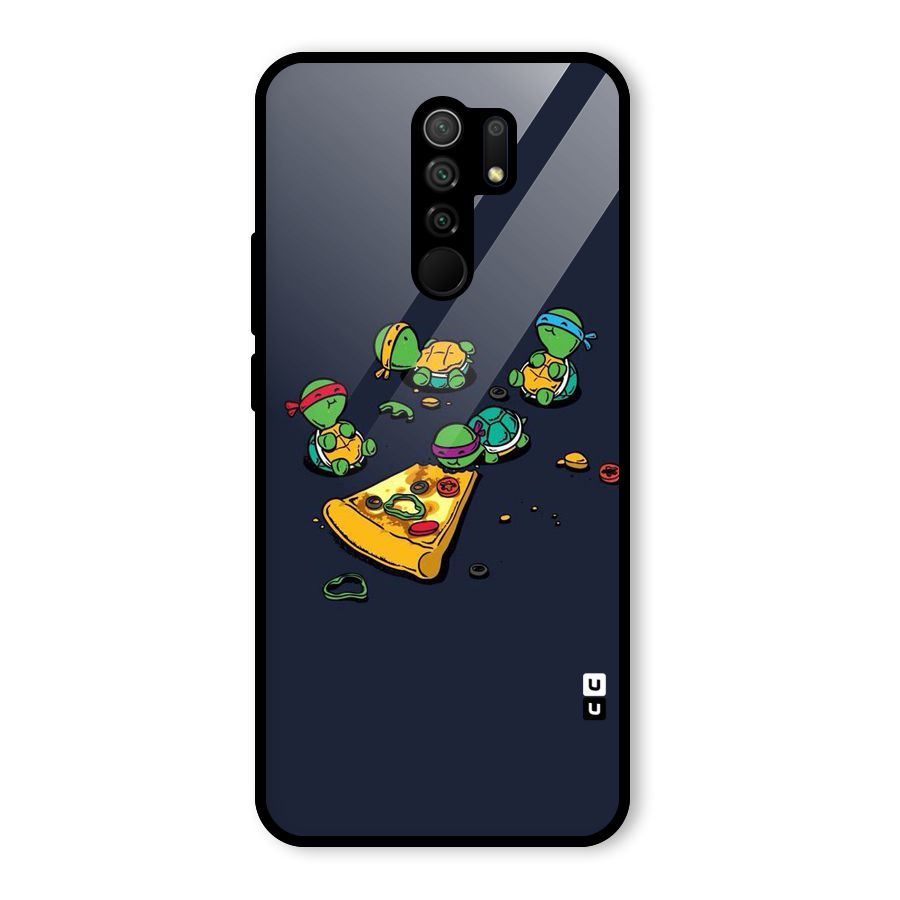 Pizza Overload Glass Back Case for Poco M2