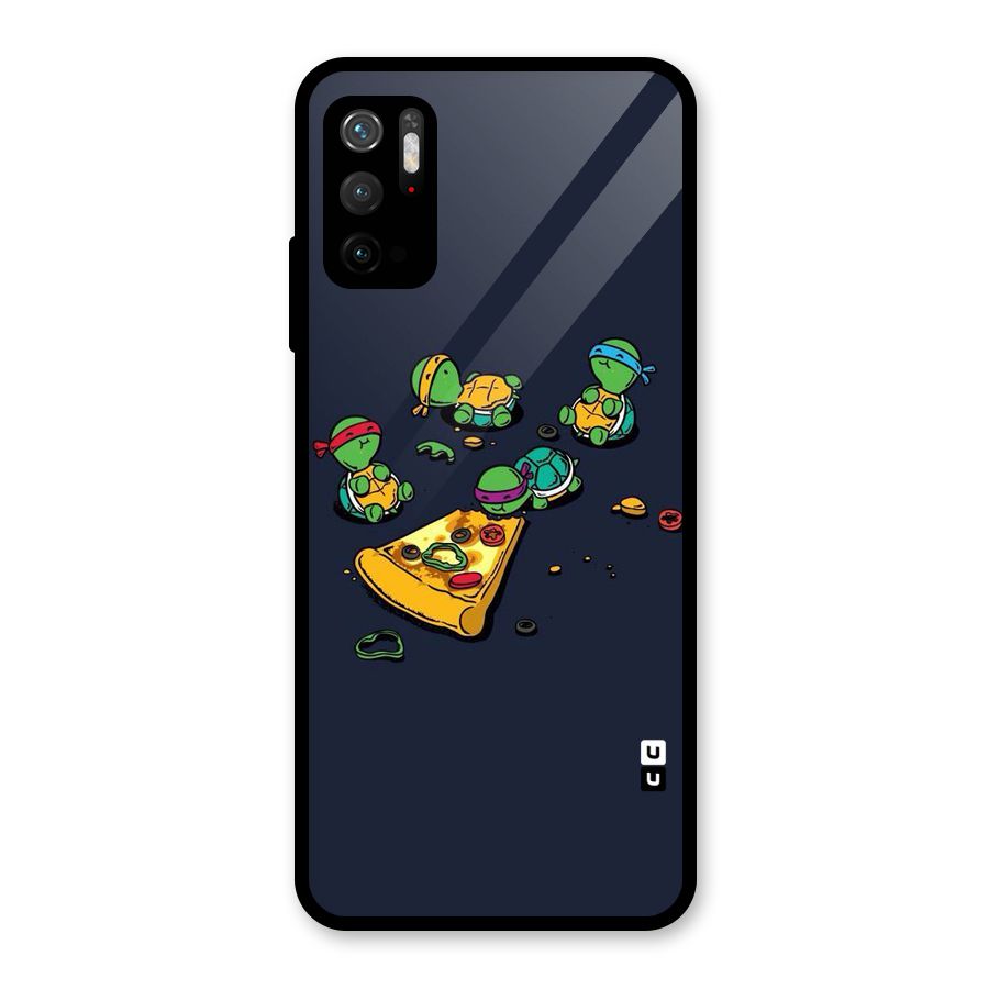 Pizza Overload Glass Back Case for Poco M3 Pro 5G