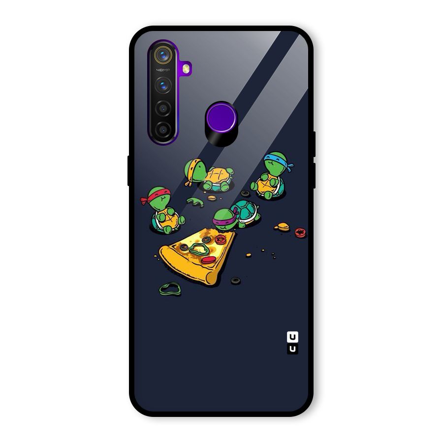 Pizza Overload Glass Back Case for Realme 5 Pro