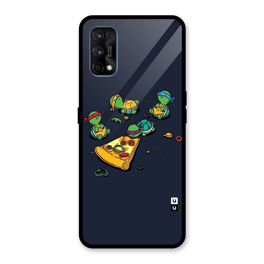 Pizza Overload Glass Back Case for Realme 7 Pro