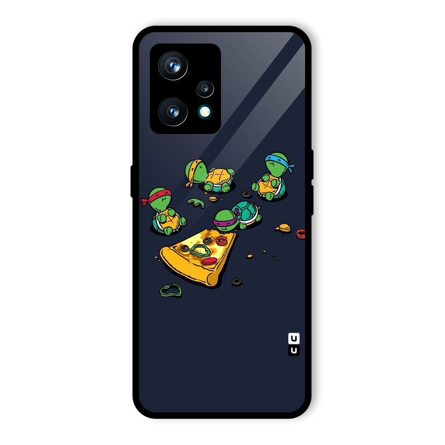 Pizza Overload Glass Back Case for Realme 9 Pro Plus 5G