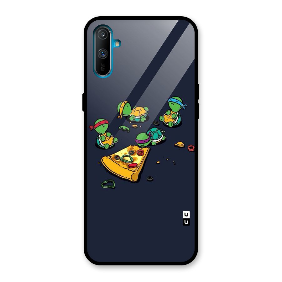 Pizza Overload Glass Back Case for Realme C3