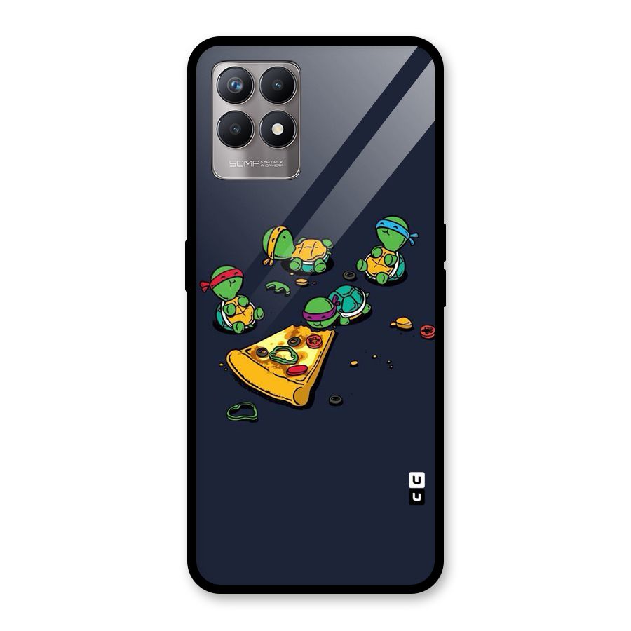 Pizza Overload Glass Back Case for Realme Narzo 50