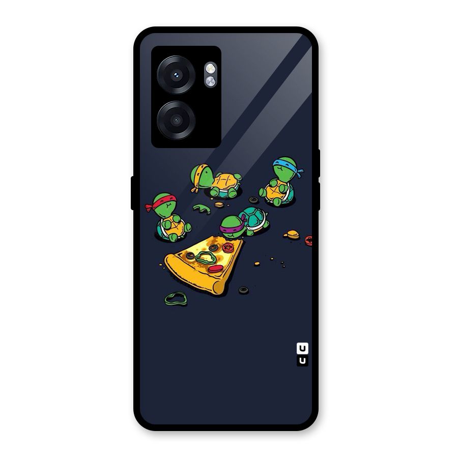 Pizza Overload Glass Back Case for Realme Narzo 50 5G
