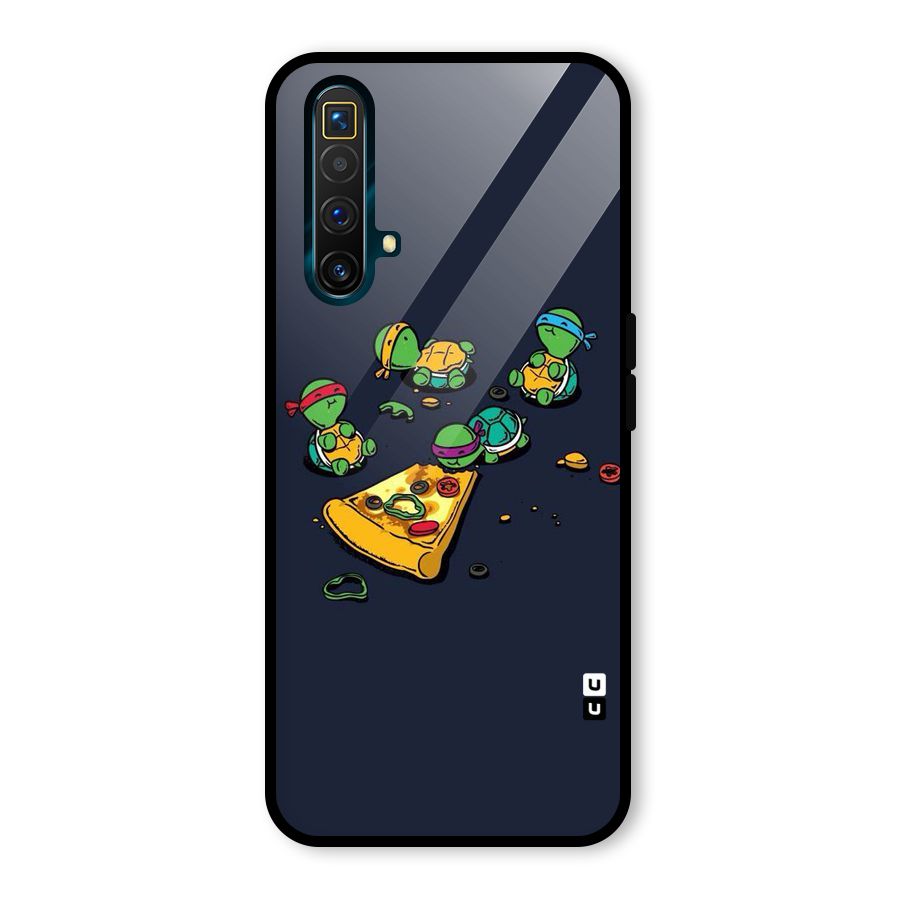 Pizza Overload Glass Back Case for Realme X3 SuperZoom