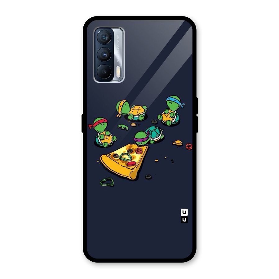 Pizza Overload Glass Back Case for Realme X7