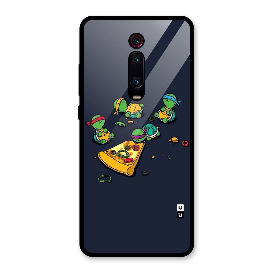 Pizza Overload Glass Back Case for Redmi K20