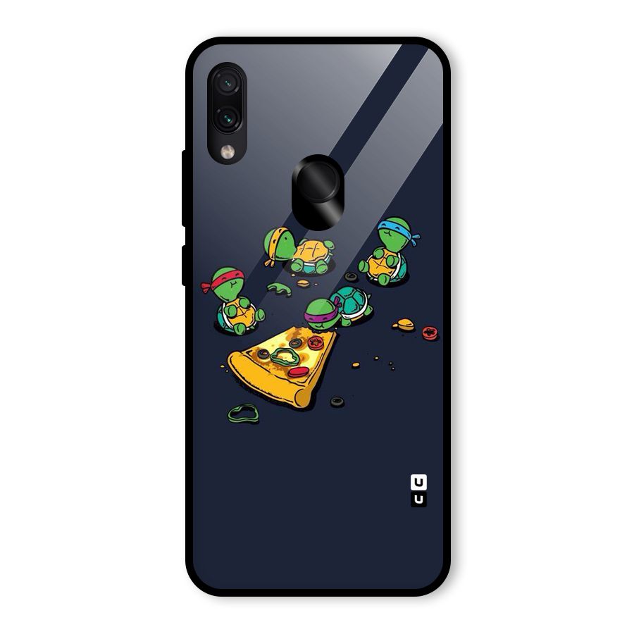 Pizza Overload Glass Back Case for Redmi Note 7 Pro