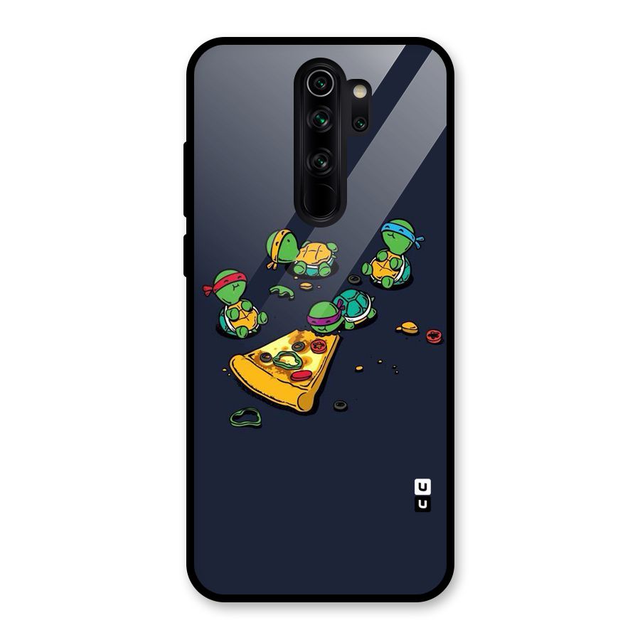 Pizza Overload Glass Back Case for Redmi Note 8 Pro