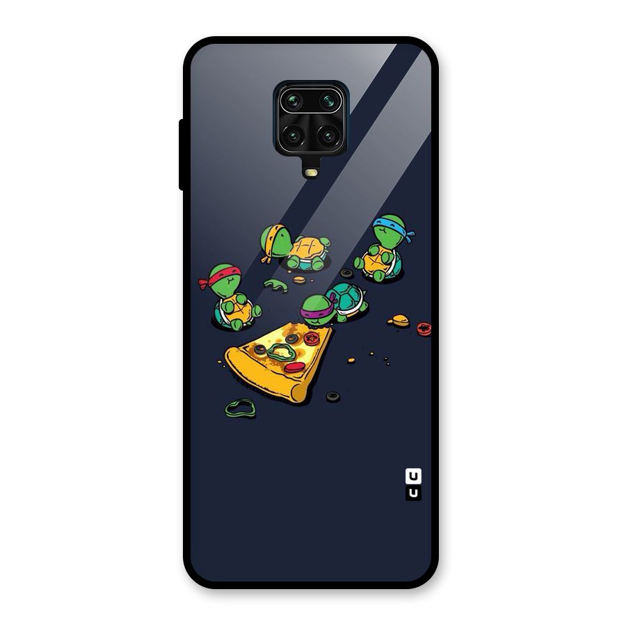Pizza Overload Glass Back Case for Redmi Note 9 Pro