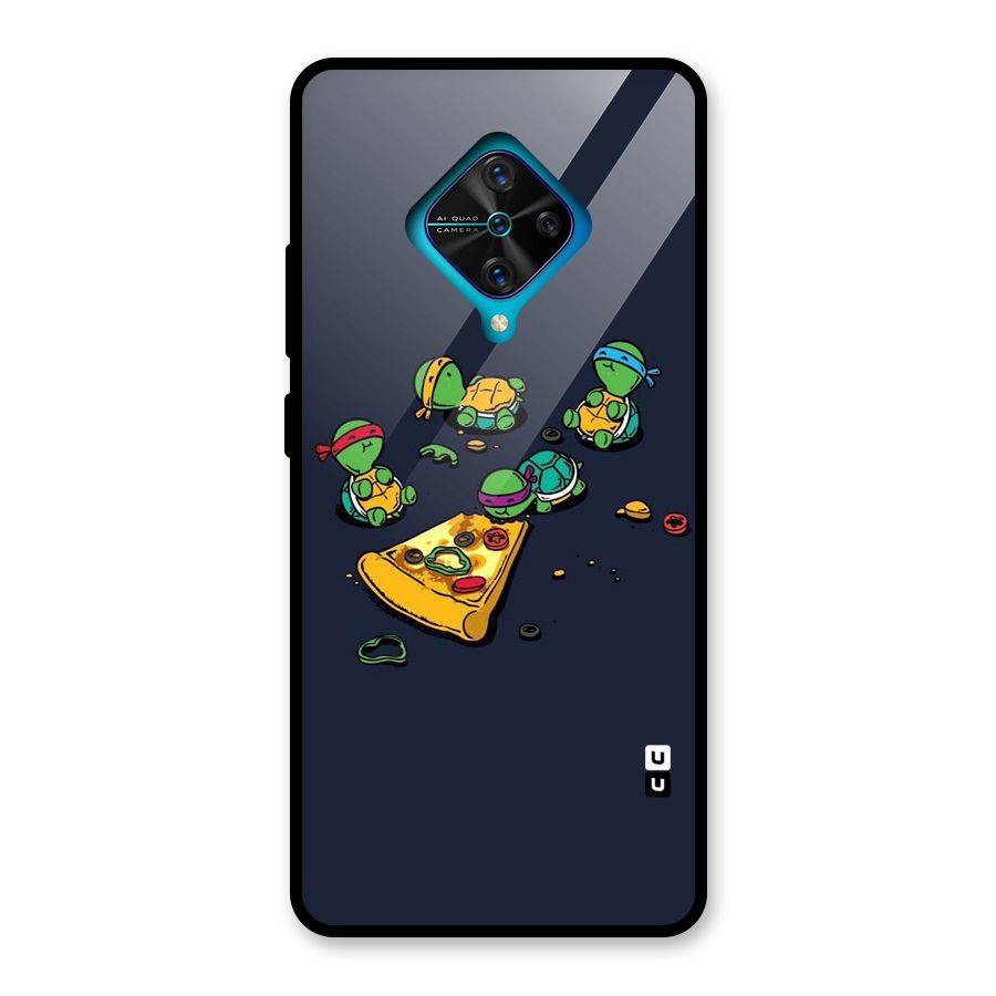 Pizza Overload Glass Back Case for Vivo S1 Pro