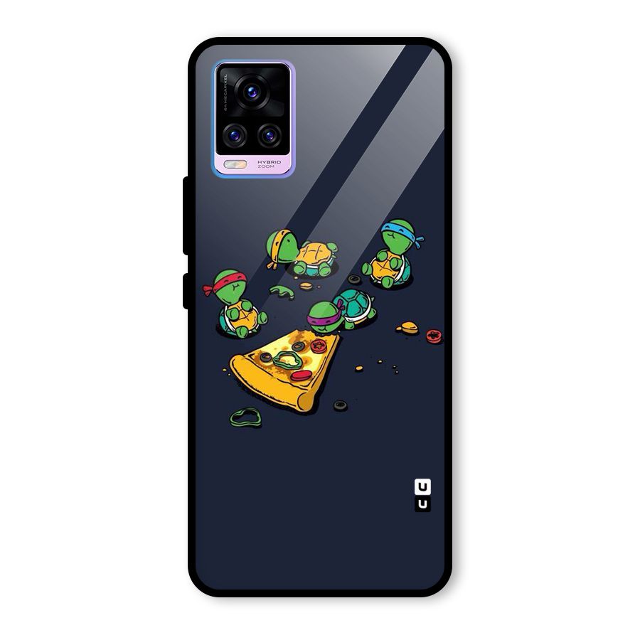 Pizza Overload Glass Back Case for Vivo V20 Pro
