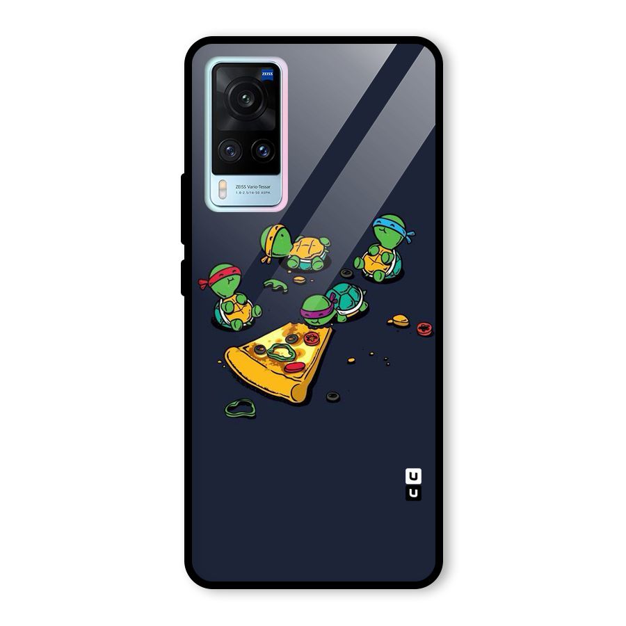Pizza Overload Glass Back Case for Vivo X60