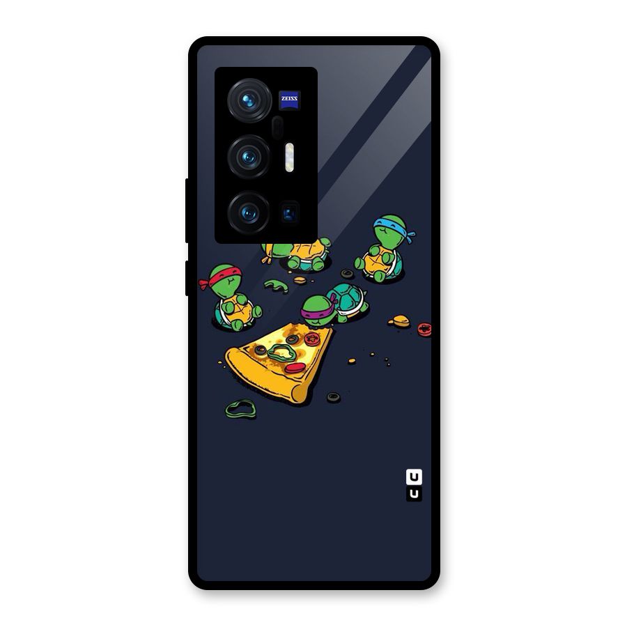 Pizza Overload Glass Back Case for Vivo X70 Pro Plus