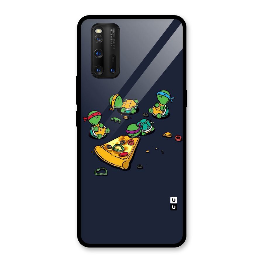 Pizza Overload Glass Back Case for Vivo iQOO 3
