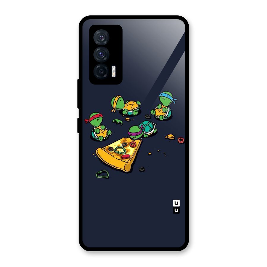 Pizza Overload Glass Back Case for Vivo iQOO 7 5G