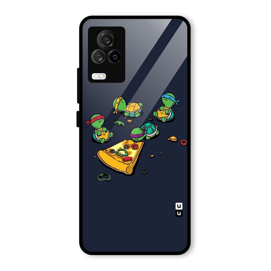 Pizza Overload Glass Back Case for Vivo iQOO 7 Legend 5G
