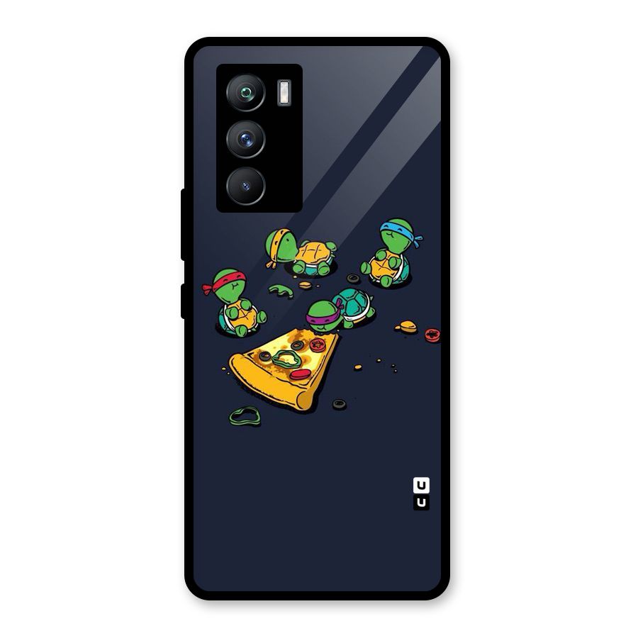 Pizza Overload Glass Back Case for Vivo iQOO 9 SE