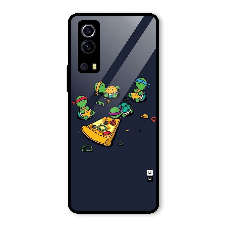 Pizza Overload Glass Back Case for Vivo iQOO Z3