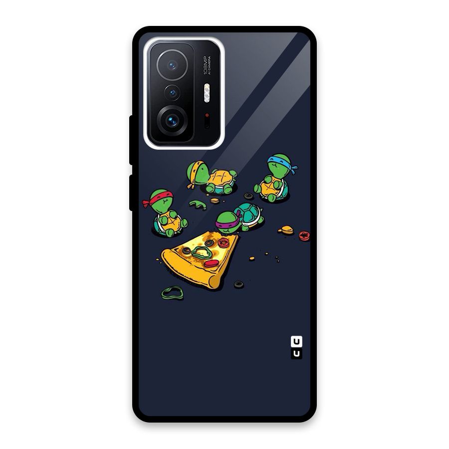 Pizza Overload Glass Back Case for Xiaomi 11T Pro
