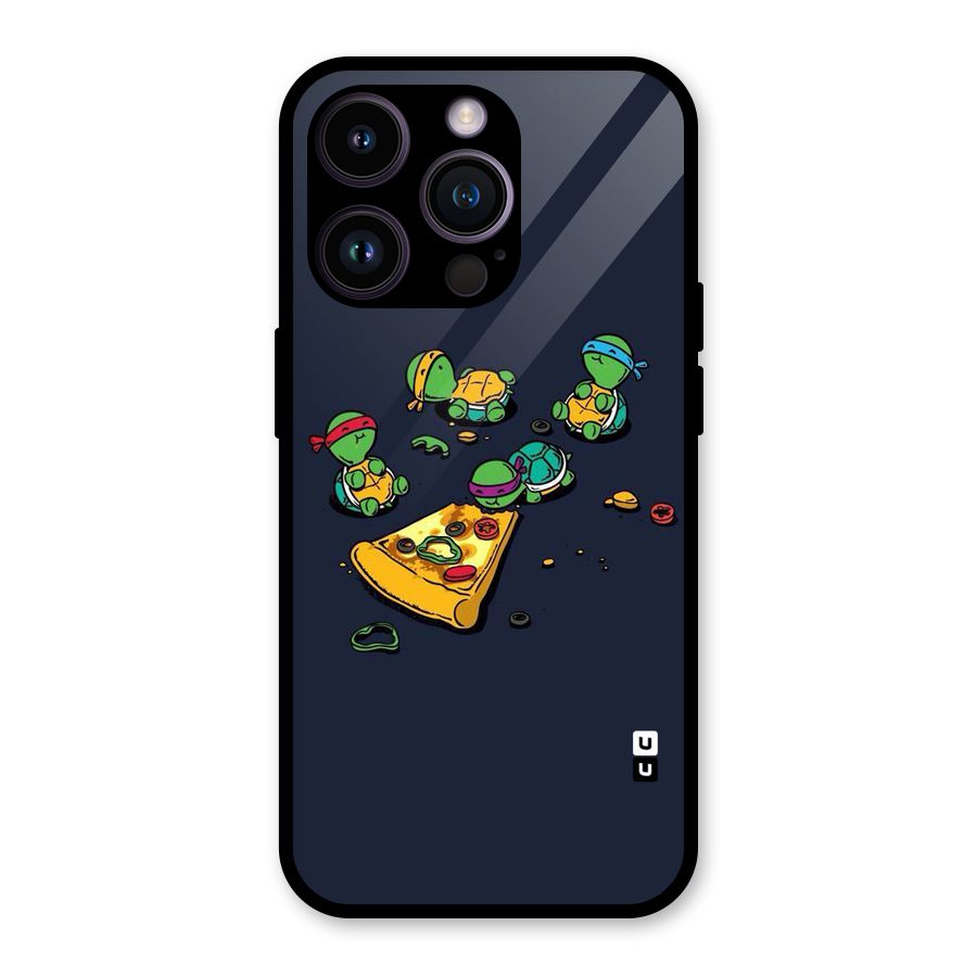 Pizza Overload Glass Back Case for iPhone 14 Pro