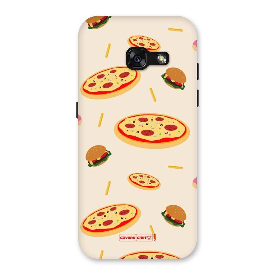 Pizza and Burger Love Back Case for Galaxy A3 (2017)