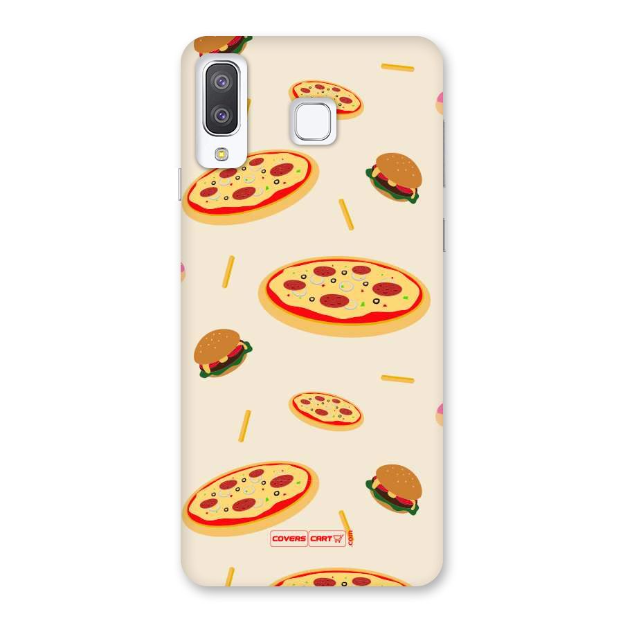 Pizza and Burger Love Back Case for Galaxy A8 Star