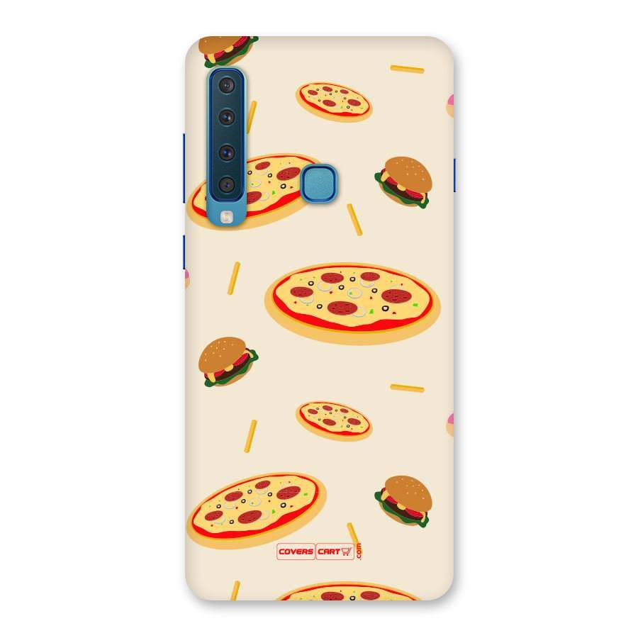 Pizza and Burger Love Back Case for Galaxy A9 (2018)