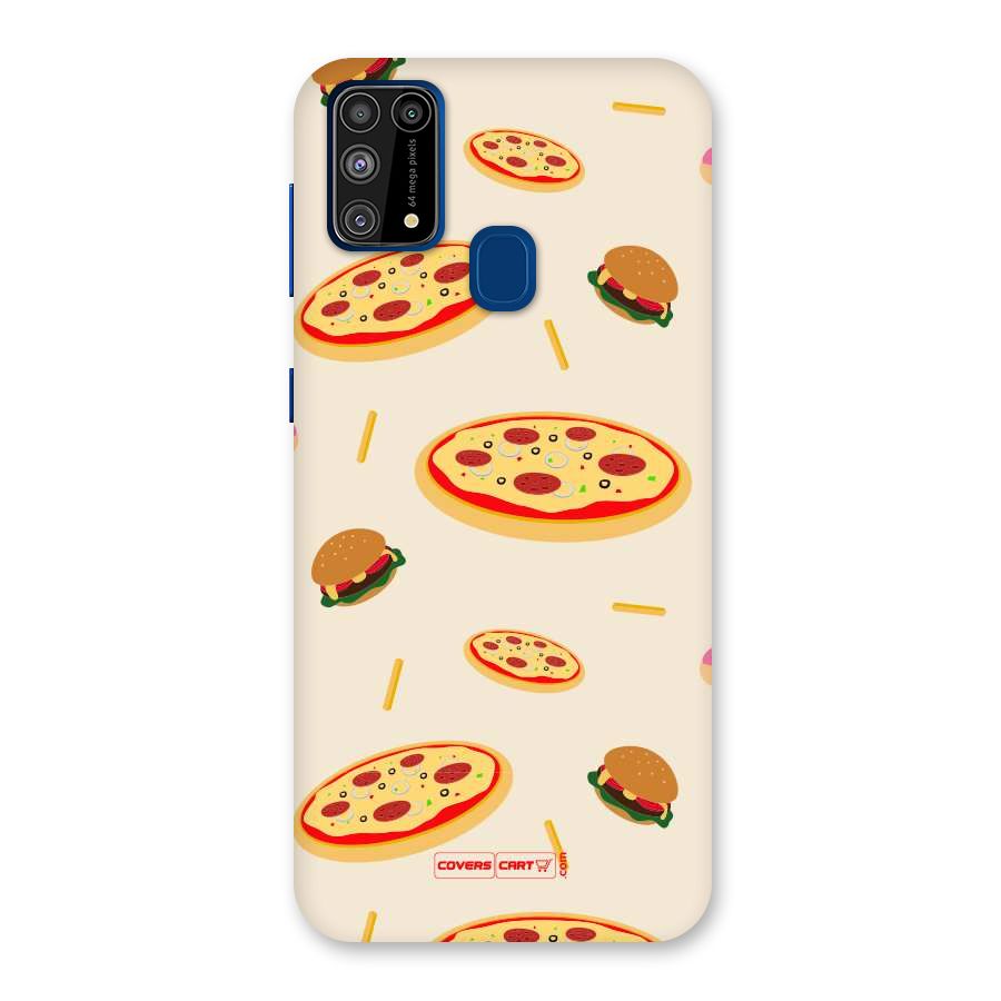 Pizza and Burger Love Back Case for Galaxy F41