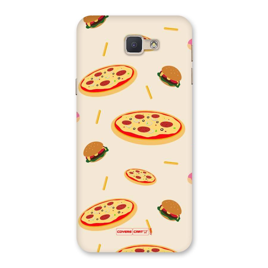 Pizza and Burger Love Back Case for Galaxy J5 Prime
