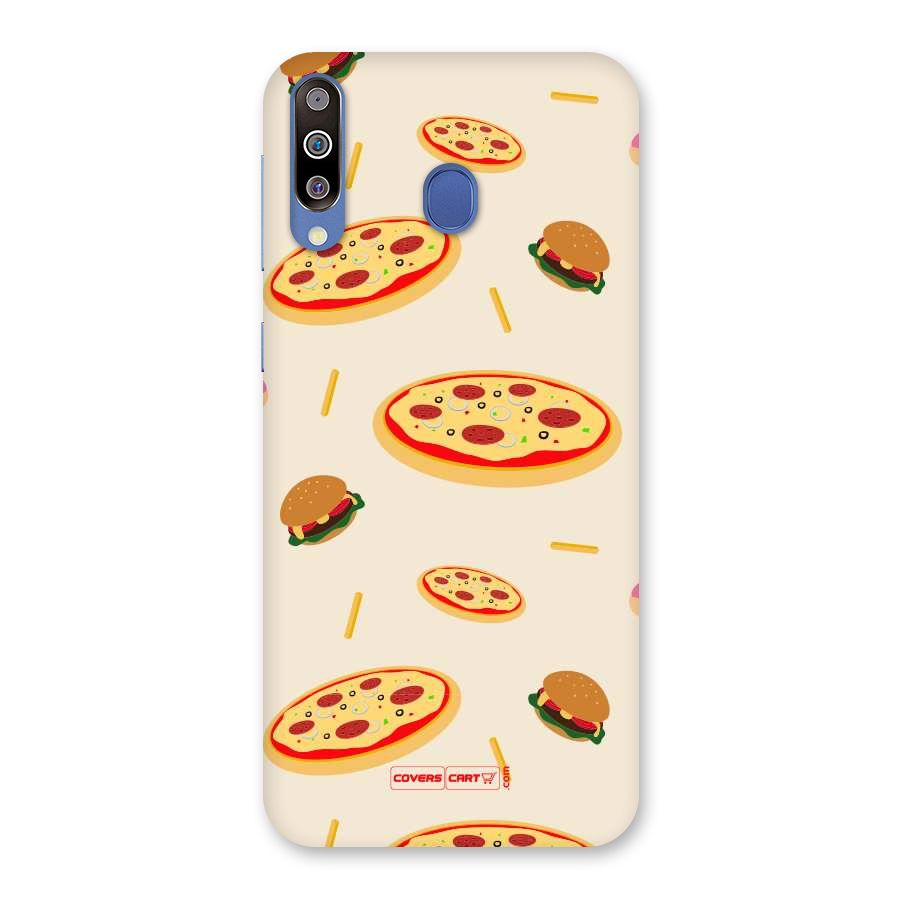 Pizza and Burger Love Back Case for Galaxy M30