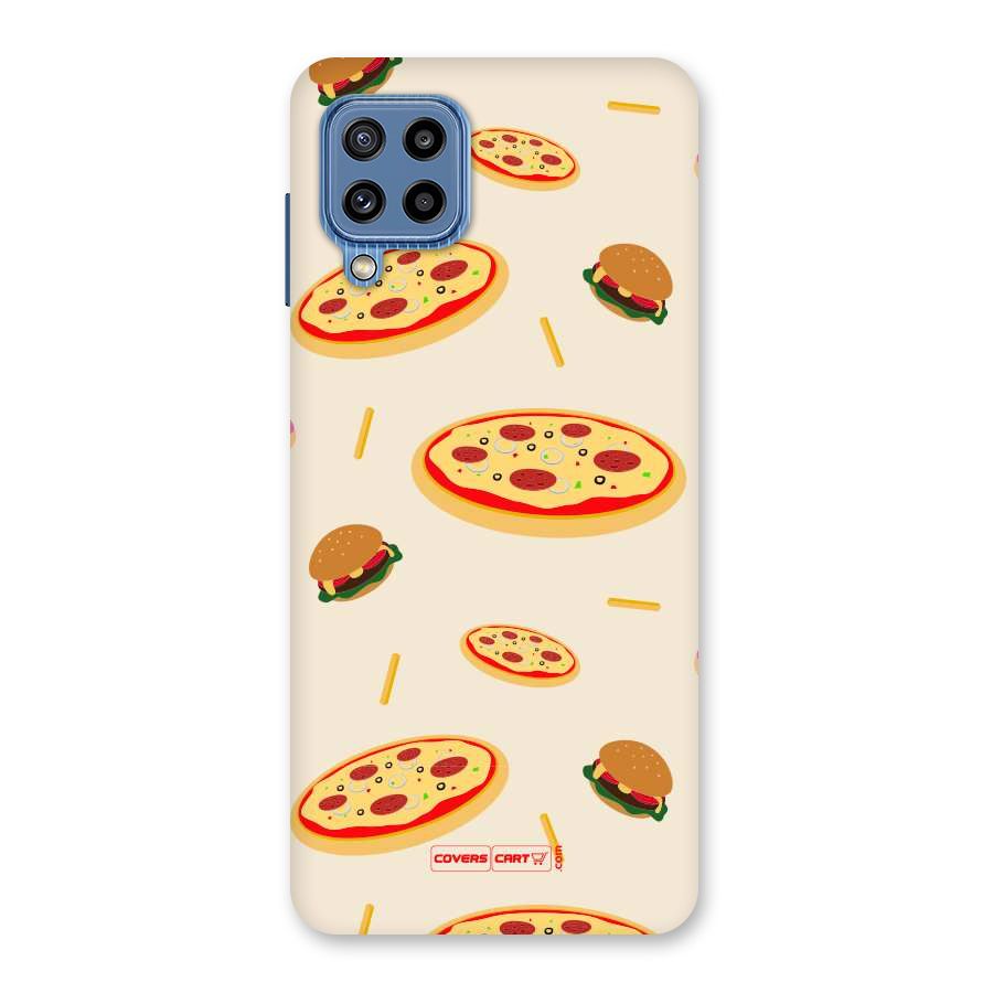Pizza and Burger Love Back Case for Galaxy M32