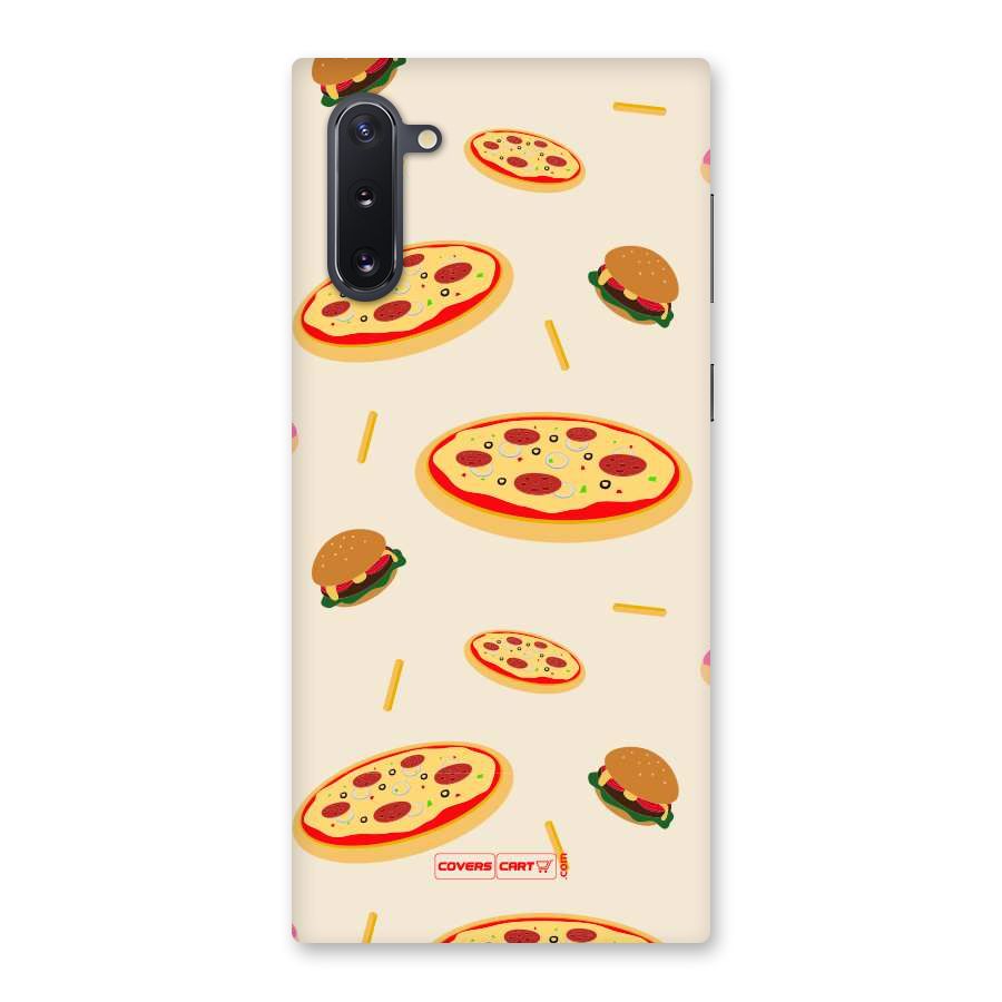 Pizza and Burger Love Back Case for Galaxy Note 10