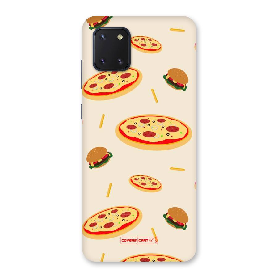Pizza and Burger Love Back Case for Galaxy Note 10 Lite