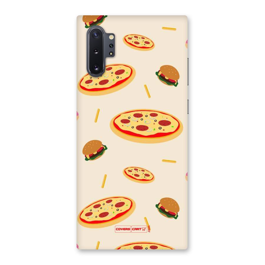 Pizza and Burger Love Back Case for Galaxy Note 10 Plus