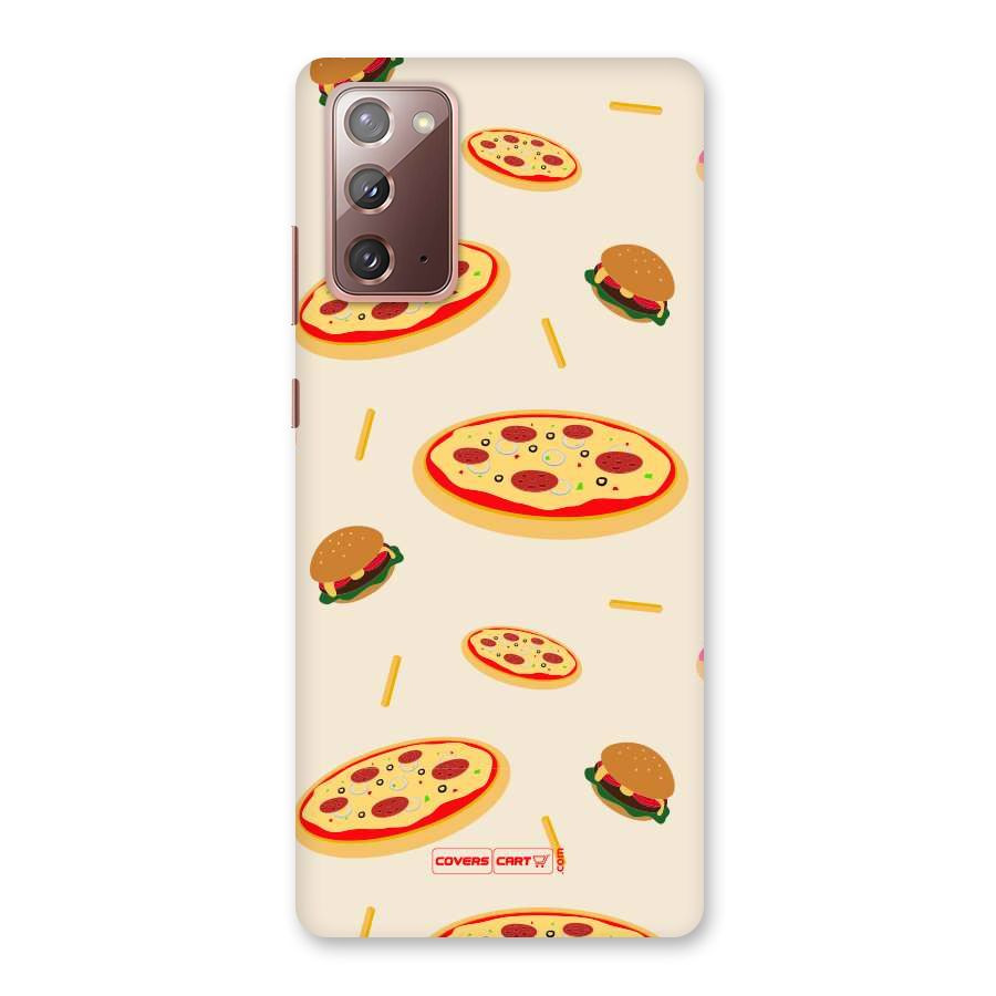 Pizza and Burger Love Back Case for Galaxy Note 20