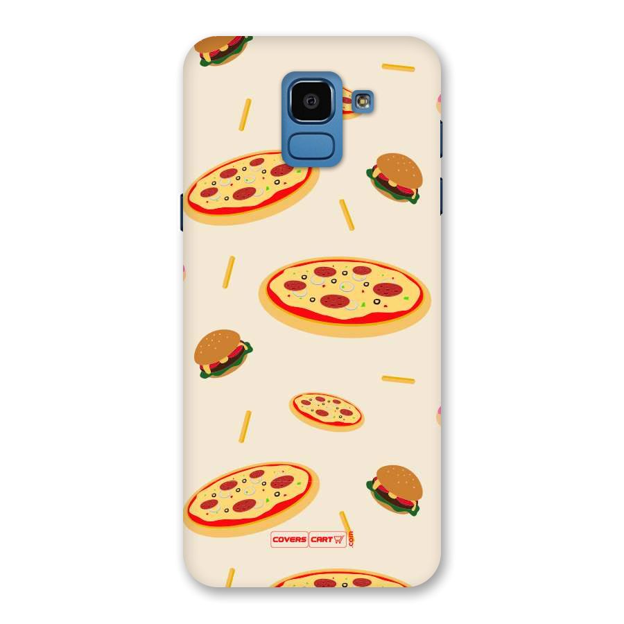 Pizza and Burger Love Back Case for Galaxy On6