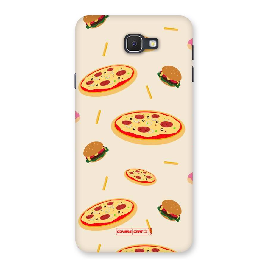Pizza and Burger Love Back Case for Galaxy On7 2016