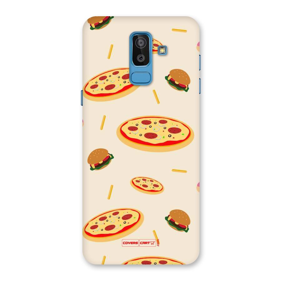 Pizza and Burger Love Back Case for Galaxy On8 (2018)
