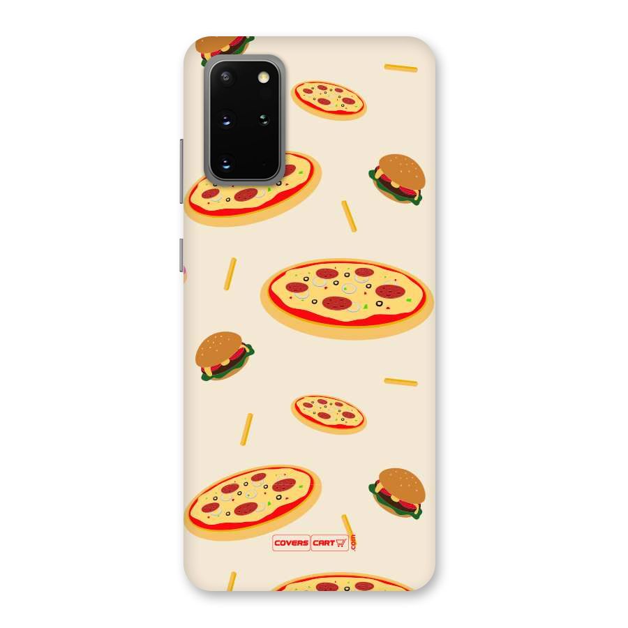 Pizza and Burger Love Back Case for Galaxy S20 Plus