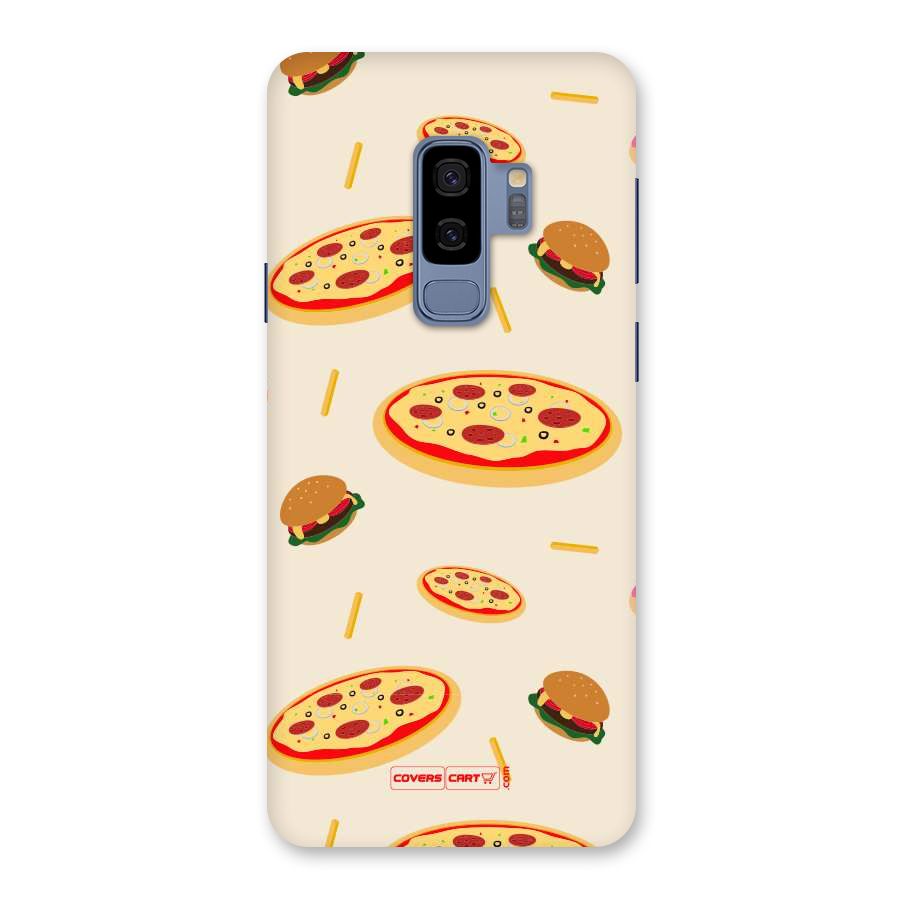Pizza and Burger Love Back Case for Galaxy S9 Plus