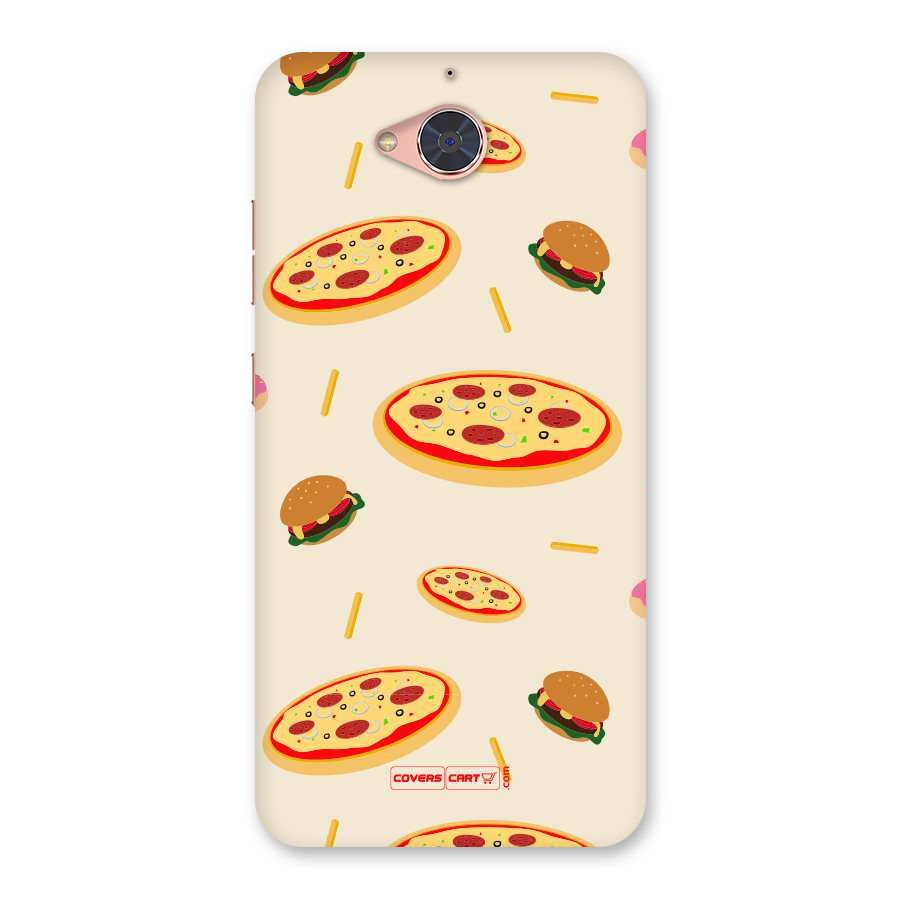 Pizza and Burger Love Back Case for Gionee S6 Pro