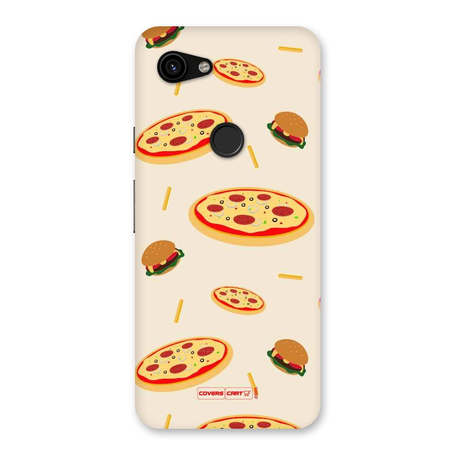 Pizza and Burger Love Back Case for Google Pixel 3a